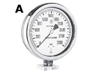 Model A Gauge - 1/4" NPT Standard Bottom Connection Non-Fillable